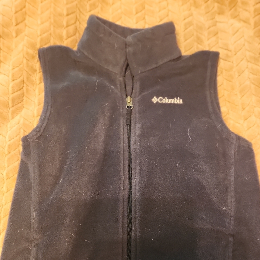 Columbia Kids' Black Fleece Vest